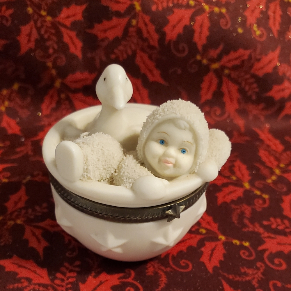 Snow Babies Hinged Box